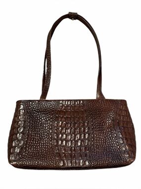 Brahmin Vintage Leather Crocodile Purse